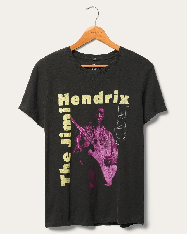 Ribbed Cuff T-ShirtsWomen's Jimi Hendrix Experience Vintage Tee